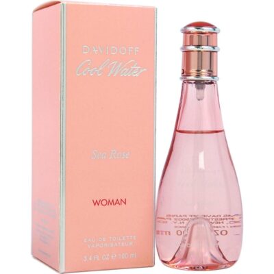Davidoff Cool Water Sea Rose by Davidoff for Women - 3.4 oz Eau de Toilette Spray