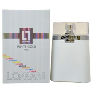 Lomani White Gold by Lomani for Men - 3.3 oz Eau de Toilette Spray