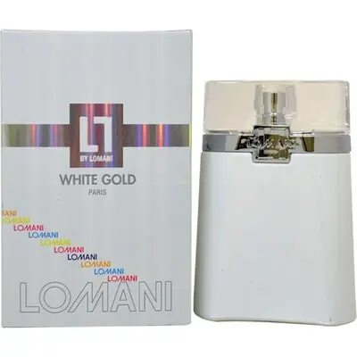 Lomani White Gold by Lomani for Men - 3.3 oz Eau de Toilette Spray