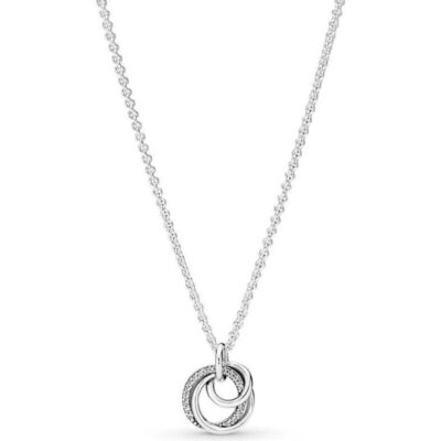 Pandora Family Always Encircled Pendant Necklace (391455C01-60) Women JEWELRY