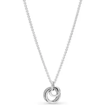 Pandora Family Always Encircled Pendant Necklace (391455C01-60) Women JEWELRY