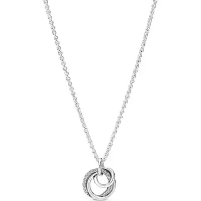 PANDORA FAMILY ALWAYS ENCIRCLED PENDANT NECKLACE (391455C01-60) Women JEWELRY