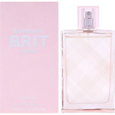 Burberry Brit Sheer by Burberry for Women 3.3 oz Eau de Toilette Spray