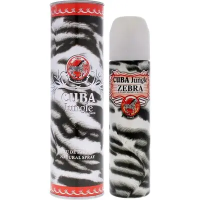Cuba Jungle Zebra by Cuba for Women 3.3 oz Eau de Parfum Spray