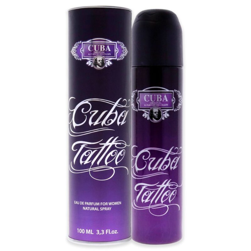 Cuba Tattoo by Cuba for Women - 3.3 oz EDP Spray Eau de Parfum