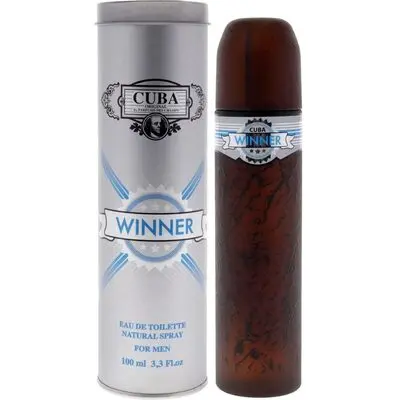 Cuba Winner by Cuba for Men - 3.3 oz Eau de Toilette Spray