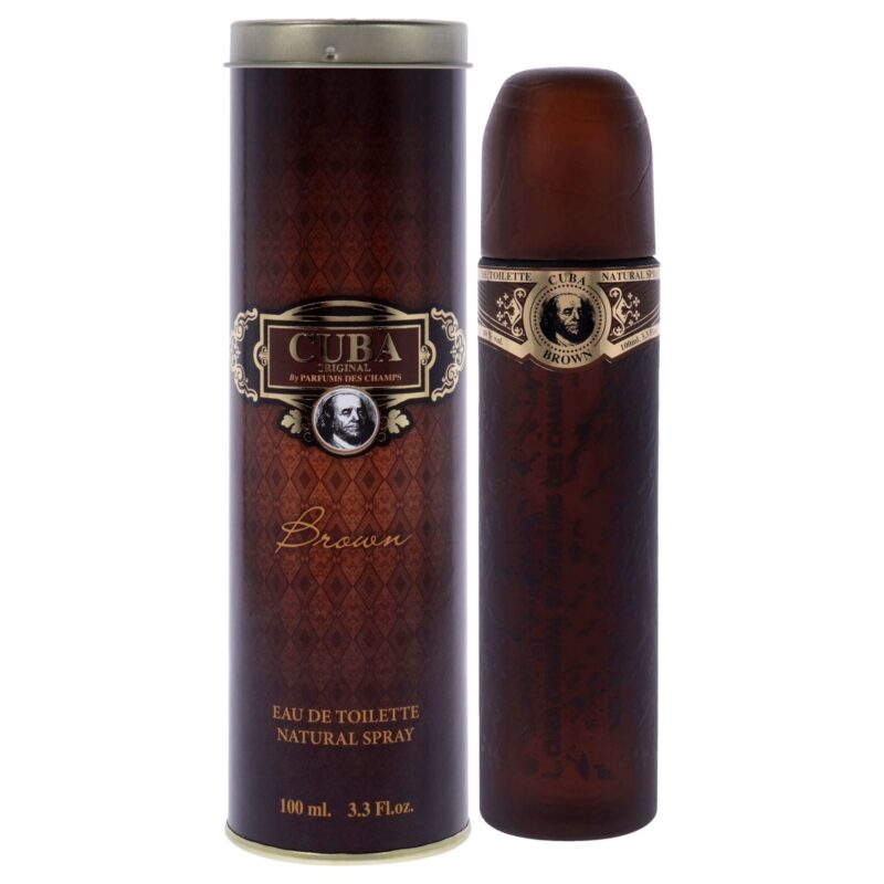 Cuba Brown for Men - 3.3 oz Eau de Toilette Spray