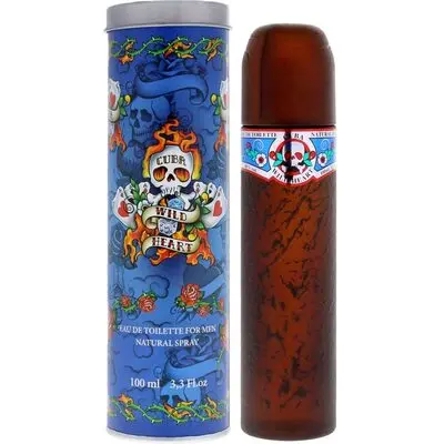 Cuba Wild Heart by Cuba for Men - 3.3 oz Eau de Toilette Spray