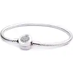 Pandora Moments Sparkling Crown O Snake Chain Bracelet (599046C01-18) Women JEWELRY