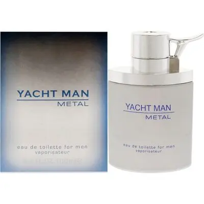 Myrurgia Yacht Man Metal for Men 3.4 oz Eau de Toilette Spray