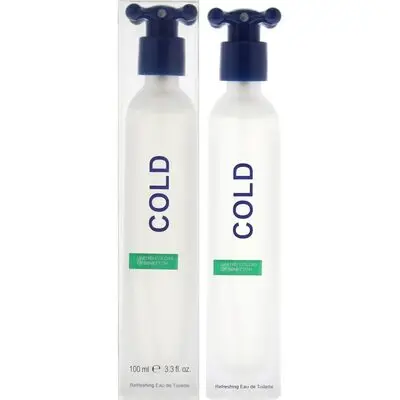 United Colors of Benetton Cold for Men 3.3 oz Eau de Toilette Spray