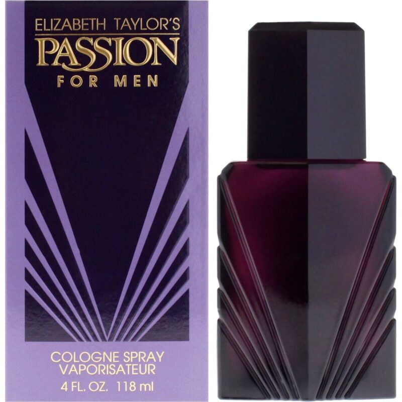 Elizabeth Taylor Passion for Men 4 oz Eau de Cologne Spray