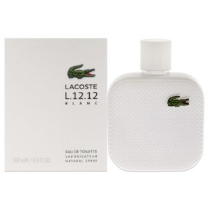 Lacoste Eau De Lacoste L.12.12 Blanc for Men 3.3 oz Eau de Toilette Spray