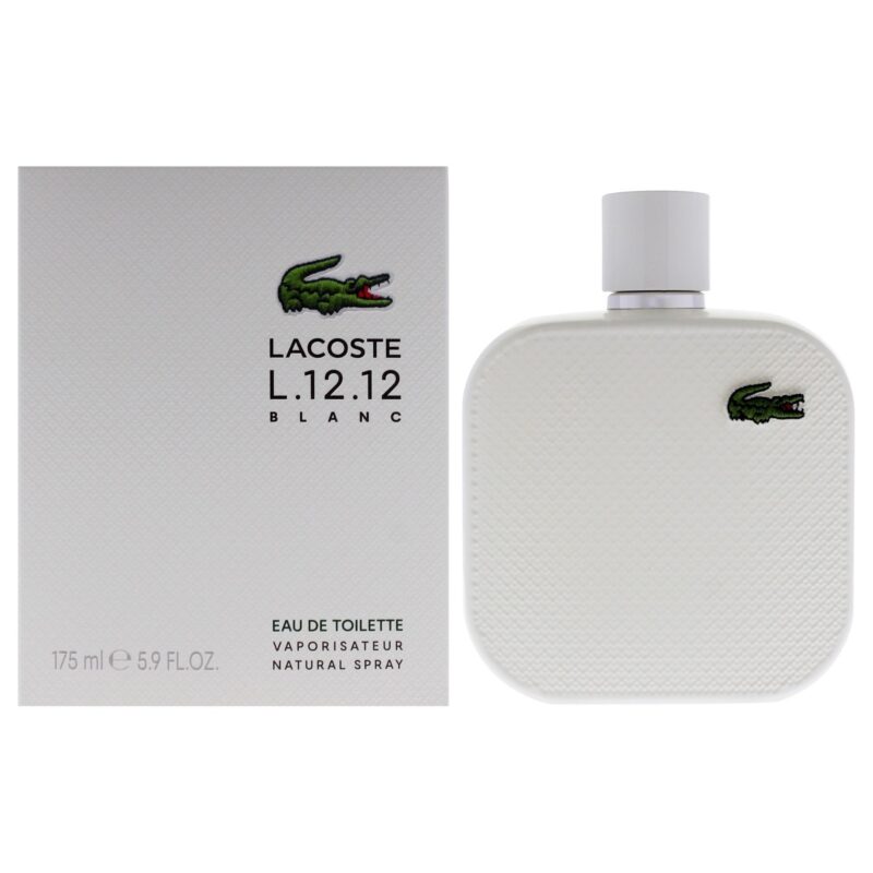 Lacoste Eau De Lacoste L.12.12 Blanc for Men 5.9 oz Eau De Toilette Spray