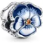 Pandora Jewelry Blue Pansy Flower (790777C02) Women JEWELRY