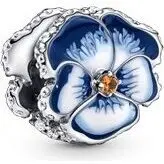 Pandora Jewelry Blue Pansy Flower (790777C02) Women JEWELRY