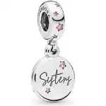 Pandora Forever Sisters Dangle Charm (798012FPC) Women JEWELRY
