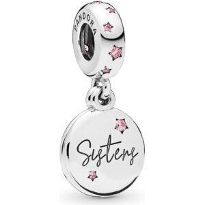 Pandora Forever Sisters Dangle Charm (798012FPC) Women JEWELRY