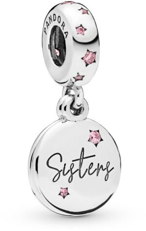 Pandora Forever Sisters Dangle Charm (798012FPC) Women JEWELRY