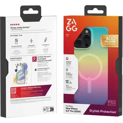 ZAGG Cases Milan Snap Apple iP16 Pro Max Iridescent (702315113)