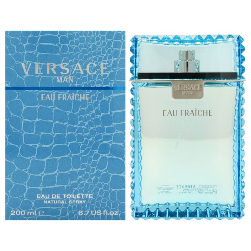 Versace Man Eau Fraiche by Versace for Men 6.7 oz Eau de Toilette Spray