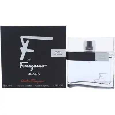 Salvatore Ferragamo F Black for Men - 1.7 oz Eau de Toilette Spray