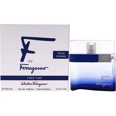 Salvatore Ferragamo F by Ferragamo Free Time for Men 3.4 oz Eau de Toilette Spray