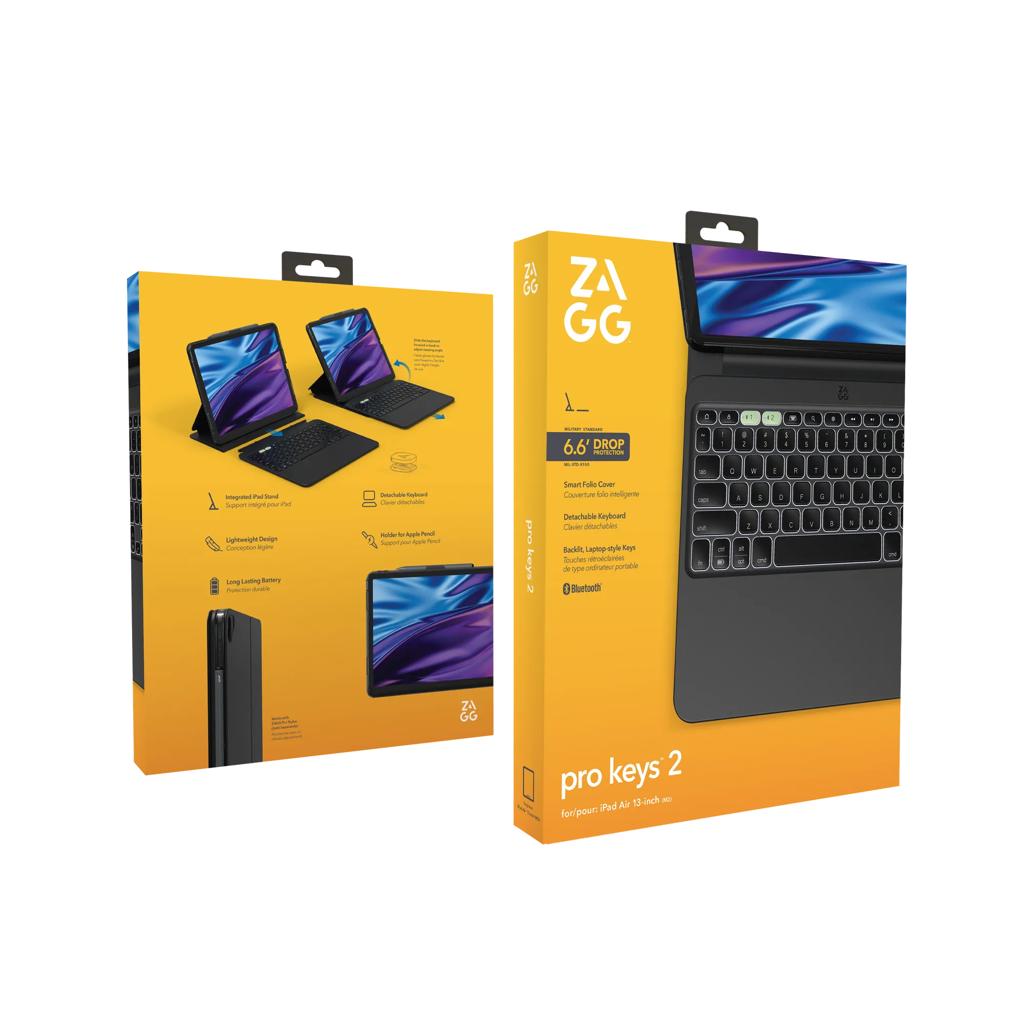 ZAGG-KB-Pro Keys 2-Apple-iPad Air 13 (M2)-Black-UK 4 ZAGG-KB-Pro Keys 2-Apple-iPad Air 13 (M2)-Black-UK - Image 4