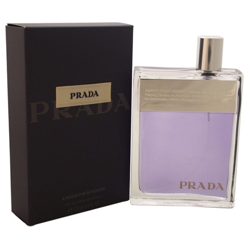 Prada Amber Pour Homme by Prada for Men 3.4 oz Eau de Toilette Spray