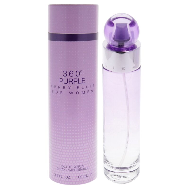 Perry Ellis 360 Purple by Perry Ellis for Women - 3.4 oz EDP Spray