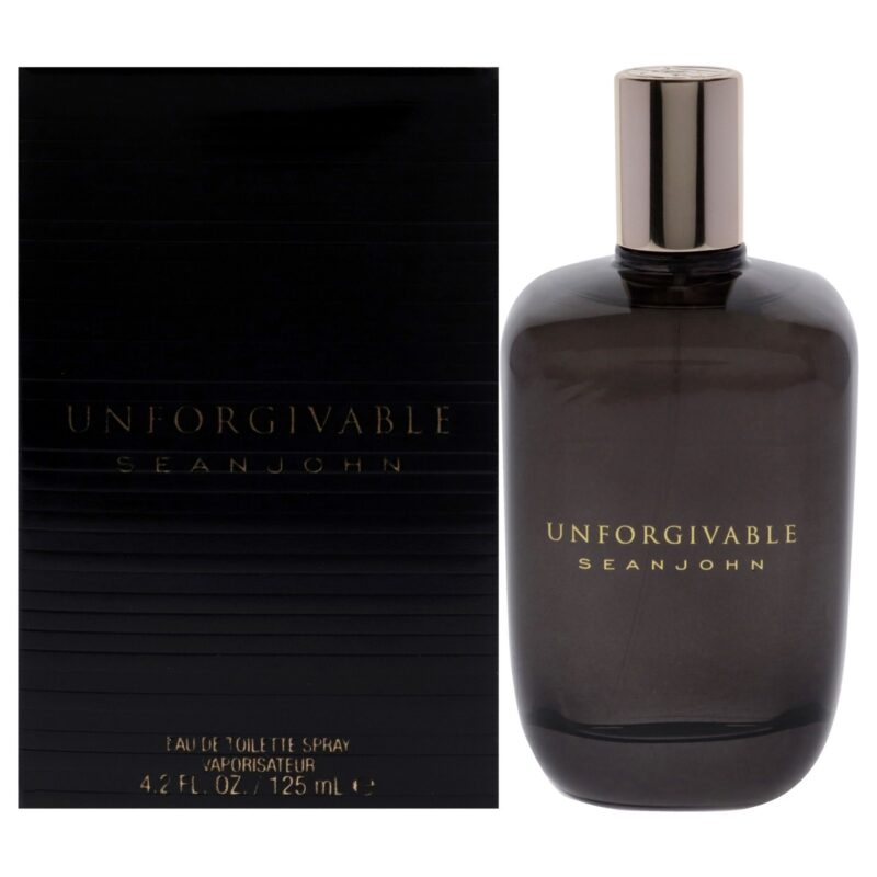 Sean John Unforgivable by Sean John for Men - 4.2 oz Eau de Toilette Spray