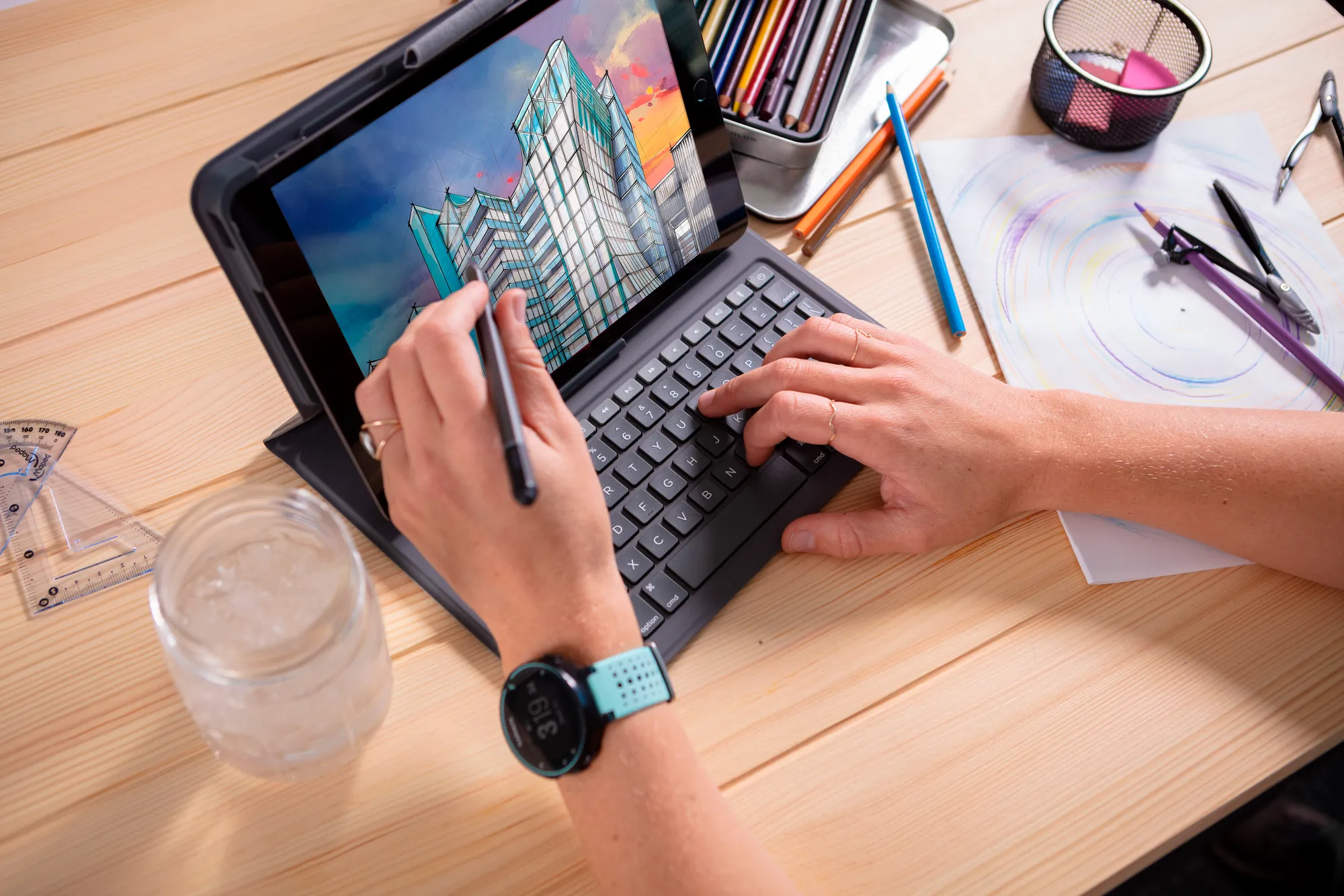 ZAGG-Keyboard Messenger Folio 2-Apple-iPad 10.2/10.5-Charcoal-UK 8 ZAGG-Keyboard Messenger Folio 2-Apple-iPad 10.2/10.5-Charcoal-UK - Image 8