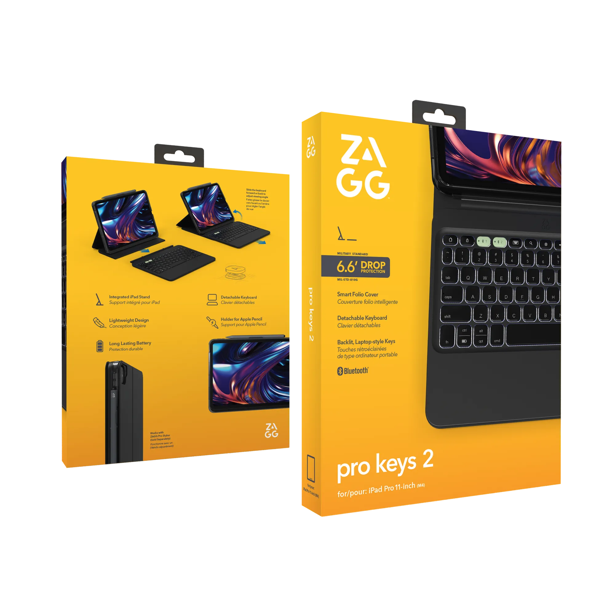 ZAGG-KB-Pro Keys 2-Apple-iPad Pro 11 (M4)-Black-UK 4 ZAGG-KB-Pro Keys 2-Apple-iPad Pro 11 (M4)-Black-UK - Image 4