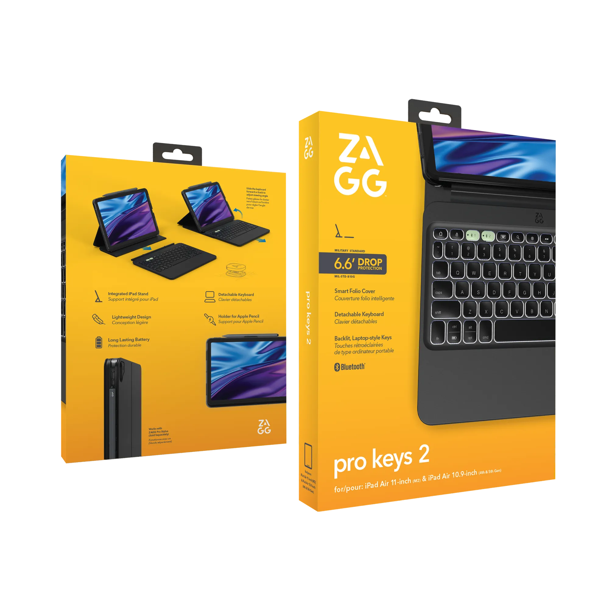 ZAGG-KB-Pro Keys 2-Apple-iPad Air 11 (M2)-Black-UK 4 ZAGG-KB-Pro Keys 2-Apple-iPad Air 11 (M2)-Black-UK - Image 4