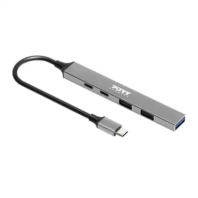 Port USB Type-C Hub 4 x USB + 1 x Charging Port (900163)