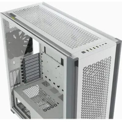 7000D Airflow White Tempered Glass Mid-Tower; 6x 3.5'' |  4x 2.5'' Drive Bays ; 480mm Radiator Compatible; 3x140mm fan incl (CC-9011219-WW)