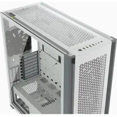 7000D Airflow White Tempered Glass Mid-Tower; 6x 3.5'' | 4x 2.5'' Drive Bays ; 480mm Radiator Compatible; 3x140mm fan incl (CC-9011219-WW)