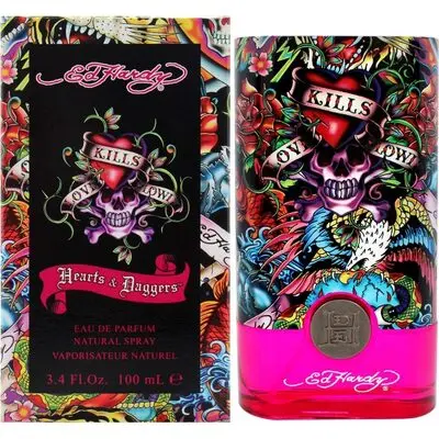 Christian Audigier Ed Hardy Hearts Daggers for Women 3.4 oz Eau de Parfum Spray
