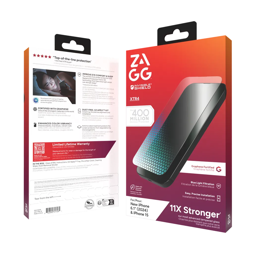 InvisibleShield Glass XTR4 Apple iP16 /15 Screen 3 InvisibleShield Glass XTR4 Apple iP16 /15 Screen - Image 3