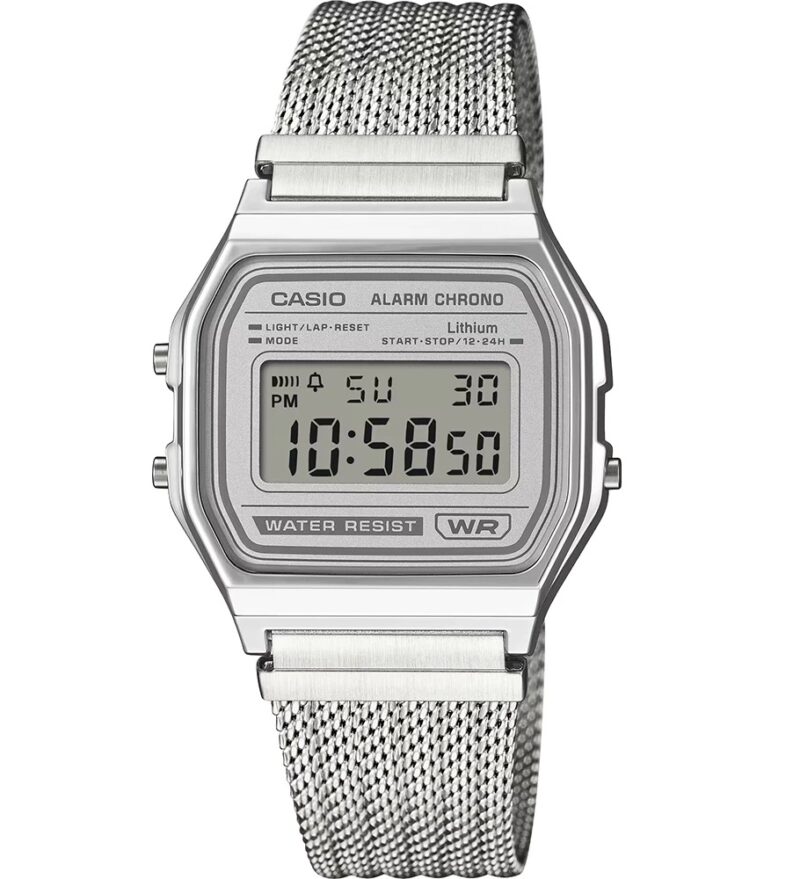 CASIO VINTAGE ICONIC - SILVER (A158WEM-7EF) Unisex WATCHES