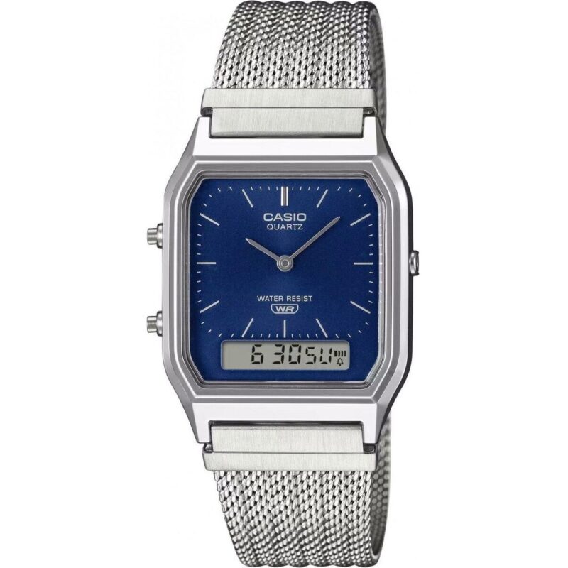 Casio Vintage Edgy Collection Sunray Dial - Mesh Strap