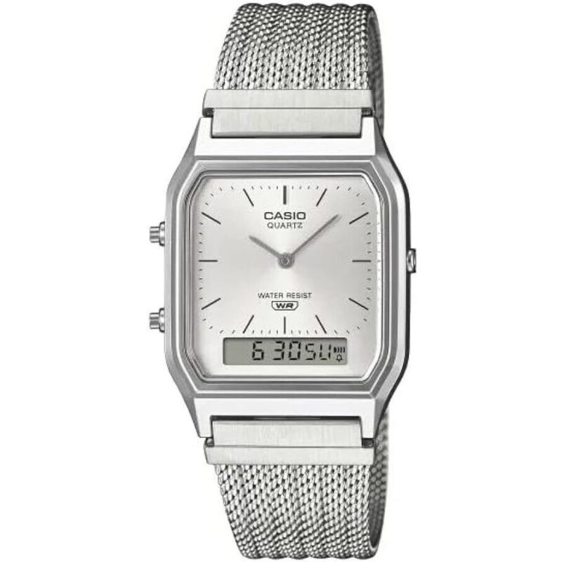 Casio Vintage Edgy Collection Sunray Dial - Mesh Strap