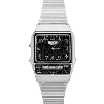 Casio Vintage Analog Digital Stranger Things Black Dial Quartz AQ-800EST-1A Unisex Watch