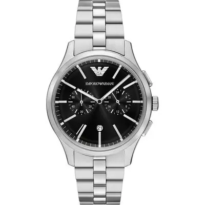 Emporio Armani Chronograph Stainless Steel Black Dial Quartz AR11691 Men's Watch