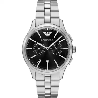 Emporio Armani Chronograph Stainless Steel Black Dial Quartz AR11691 Men's Watch
