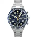 AVI-8 Hawker Hurricane Chronograph Limited Edition Blue Horizon Dial Quartz AV-4130-22 Men's Watch With Extra Strap