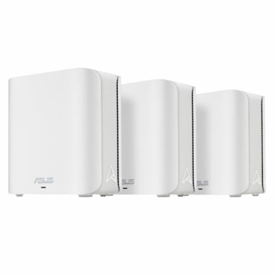ASUS ZenWiFi BD4 WiFi 7 Dual-Band AiMesh Router (3-Pack) – White