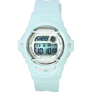 Casio Baby-G Digital Pastel Green Resin Strap Quartz BG-169U-3 200M Women's Watch