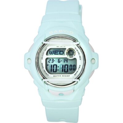 Casio Baby-G Digital Pastel Green Resin Strap Quartz BG-169U-3 200M Women's Watch