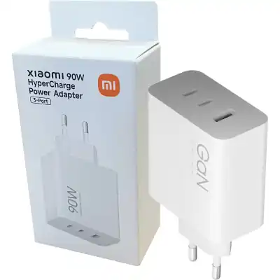 Xiaomi 90W HyperCharge 3-Port Fast Charger – White